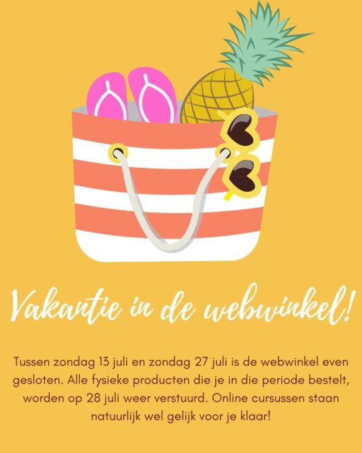 Bestel jij nog snel je zomerse patronen en stoffen? De laatste pakketjes gaan op zaterdag 12 juli de deur uit! 

#vraagvoordejuf #dotterdag #oplesbijstudiodotter #teamstudiodotter #naaitips #sewingtips #sewingtricks #naaieniship #naaienistof #naaienisleuk #naaienvoorbeginners #naaienvoorgevorderden #naaienvoormezelf #naaienvoorkids #sewinglove #sewingaddict ##sewista #sewing #hobby #creatief #naaimachine #stoffenwinkel #stoffenwebshop #naailes #naaicursus #onlinenaailes #onlinenaaicursus