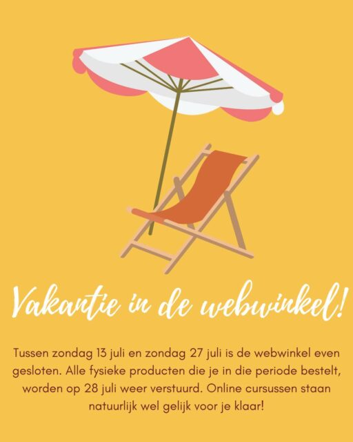 Bestel jij nog snel je zomerse patronen en stoffen? De laatste pakketjes gaan op zaterdag 12 juli de deur uit! 

#vraagvoordejuf #dotterdag #oplesbijstudiodotter #teamstudiodotter #naaitips #sewingtips #sewingtricks #naaieniship #naaienistof #naaienisleuk #naaienvoorbeginners #naaienvoorgevorderden #naaienvoormezelf #naaienvoorkids #sewinglove #sewingaddict ##sewista #sewing #hobby #creatief #naaimachine #stoffenwinkel #stoffenwebshop #naailes #naaicursus #onlinenaailes #onlinenaaicursus