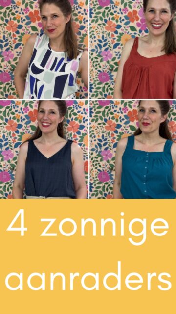 In deze video laat ik je zien welke 4 fijne zomertops ik je van harte aanraad om te gaan maken!

Alle patronen en stoffen vind je in de webwinkel, via de link in mijn profiel.

☀️De Sinai van Notches Patterns (ik naaide ‘m in de katoen/viscose Flake Charcoal)
☀️De Salto van Maison Fauve (ik naaide ‘m in de katoen Emerald Green Bio)
☀️De Crepuscule van Atelier Scämmit (ik raad je de viscose Dobby Chestnut aan en ik schreef er eerder deze blog over)
☀️De Archipel van Atelier Scämmit (ik naaide ‘m in de viscose White viscose with soft abstract shapes)

Als virtuele naaijuf kan ik je helpen met:
☀️ het naaien van een beleg
☀️het maken van prachtige biezen
☀️het naaien van de strakste sluitbiezen (de knoopsgatensluiting)

@notches_patterns @atelierbrunette @atelierjupe @atelierscammit @maisonfauve 
#onlinenaailes #onlinenaaicursus #naailes #naaicursus #leernaaien #learntosew #naaienvoorbeginners #naaienvoorgevorderden #oplesbijstudiodotter #teamstudiodotter #sewing #naaienisleuk #hobby #creative #creatief #sewover30 #sewover40 #sewover50 #sewover60 #sewsewsew #sewingaddict  #iwearwhatisew #isewmyownclothes #isewwhatiwear #bernina #naaitip #sewingtip #sewingtutorial