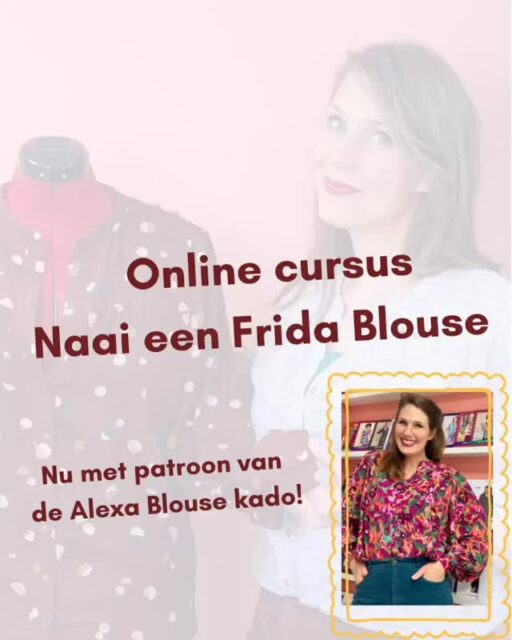 Kado! Bij de online cursus Naai een Frida Blouse krijg je deze week het patroon van de Alexa blouse er voor nop bij! 🎁

In de cursus lopen we samen stap voor stap door het hele proces van het maken van deze blouse heen. Ik leer je in heel veel korte videolessen van alles over alle onderdelen die je gaat naaien, véél meer dan je nodig hebt voor alleen de Frida. Kennis die je ook uitstekend in kunt zetten bij een blouse als de Alexa, vandaar dit kado deze week 😃😃

Niet te lang wachten: de actie eindigt donderdagavond. Je hoeft geen code in te vullen, het extra patroon krijg je automatisch toegestuurd ☺️

#atelierjupe #alexablouse #fridablouse #naaieenfrida #naaieenfridablouse 
 #virtuelenaaijuf #onlinenaaicursus #onlinecursus #naailes #naaicursus #naaien #sewing #sewsewsew #sewist #sewistsofinstgram #sewista 
#naaimachine #naaienvoorbeginners #naaienvoorgevorderden #hobby #creatief #naaieniship #naaienisleuk #heelnederlandnaait #makersgonnamake #instasew