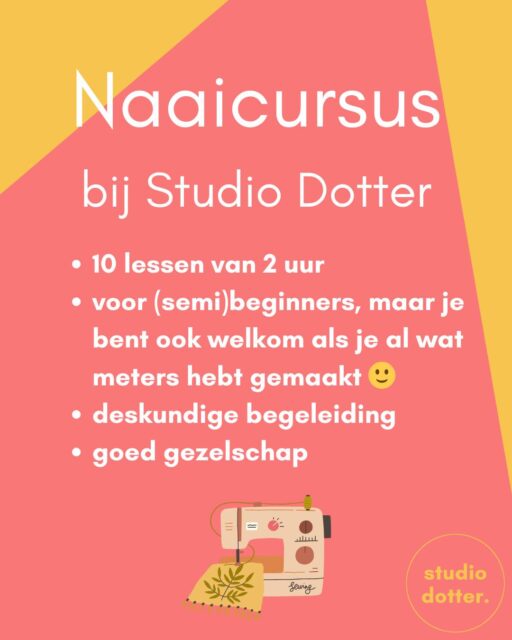 Goed nieuws: er is plek vrij in de naaicursus die in april start! Het zijn er nog maar een paar, dus wacht niet te lang... 

Je boekt je plekje via de link in mijn profiel.

#naailes #deventer #hobby #creatief
