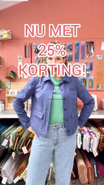 Online naaicursus met 25% korting! In plaats van je zolder op te ruimen en maandag op een kleedje te gaan zitten, ga jij lekker voordelig aan de slag met de cursus/patroon combi Naai een Calypso Jasje 😎

De korting geldt tot en met Koningsdag, de cursus kun je tot in de pruimentijd bekijken 📺 Geen kortingscode nodig!

Lees meer over de cursus via de link in mijn profiel of hier: https://studiodotter.nl/online-naaicursus-naai-een-calypso-jasje/

#onlinenaaicursus #maisonfauve #naaieencalypsojasje #naailes