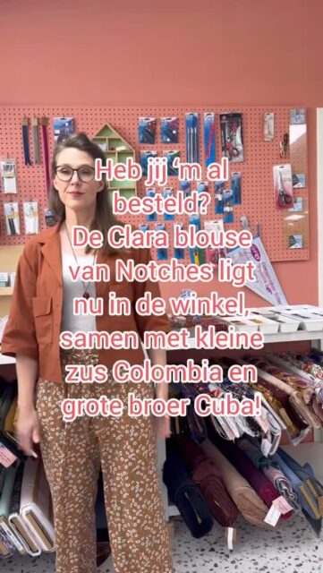 Je vindt de drie patronen via de link in mijn bio, of door op www.studiodotter.nl en de 🔍 te zoeken naar Clara (vrouwen), Cuba (mannen) of Colombia (kids).

@notches_patterns #sewingpattern #sewing