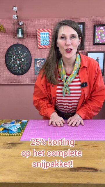 Week 2 van de Studio-Dotter-is-10-dus-10-kadootjes-jubileum-actie! Deze week: 25% korting op alle snijpakketten. Welkom bij Team Rolmes? Je vindt het pakket via de link in mijn profiel.

#rolmes #rotarycutter #teamstudiodotter #teamrolmes