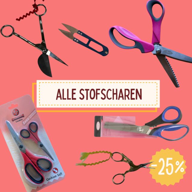 We zitten in week 4 van de 10-jaar-Studio-Dotter-jubilieum-actie en bij een jubileum hoort natuurlijk ook een kado! Daarom elke week steeds een ander product in de webwinkel waarop je 25% korting kado krijgt. Deze week zijn dat àlle stofscharen.

Hier hoef je geen kortingscode voor in te voeren, gewoon zo in je winkelmandje mikken, en de korting wordt verrekend. Elke actie loopt van donderdag tot donderdag en dan start weer een nieuwe. 😄

Je vindt de scharen via de link onder de foto, of de link  in mijn profiel.

#schaar #knippen #sewing #naailes