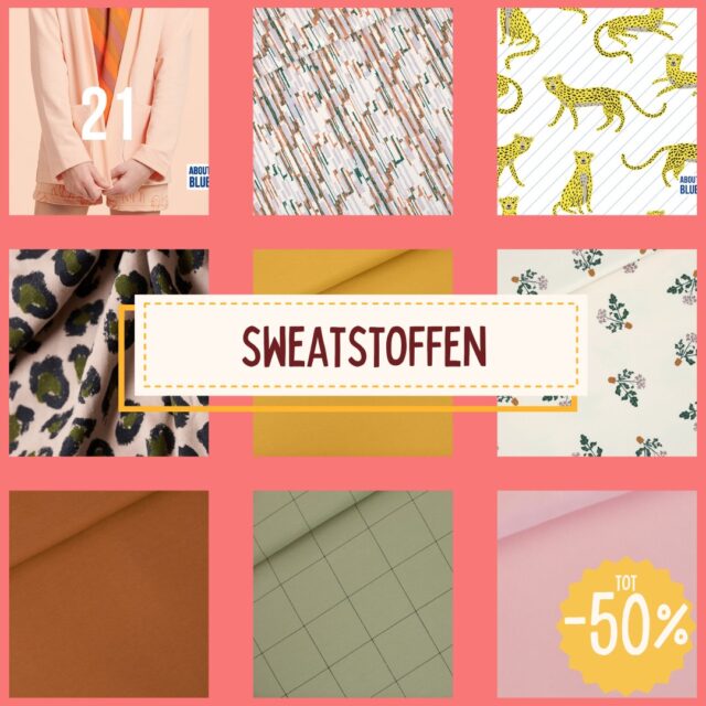 Sweat! De mussen vallen van het dak, dus aan truien naaien moet jij misschien nu even niet denken, maar je kunt maar beter goed voorbereid zijn voor de frissere zomerdagen 😄

Deze week zijn dus de sweatstoffen van See You at Six, Atelier Brunette en nog meer merken in de aanbieding: sommigen met 25% korting maar de meesten met wel 50% eraf! Dit geldt ook voor alle boordstoffen!

#jubileum #studiodotter10jaar #stoffenwinkel #frenchterry #sweatstof