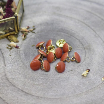 Chestnut Gem - knoopjes 9 mm