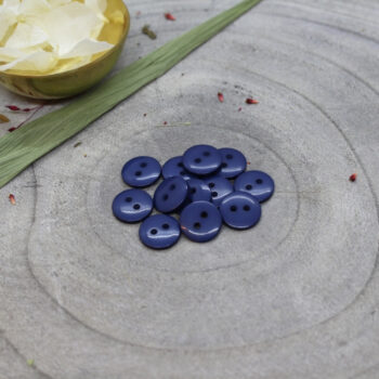 Cobalt Classic Shine - knoopjes 12 mm