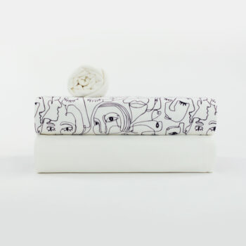 Gebroken Wit - french terry stof