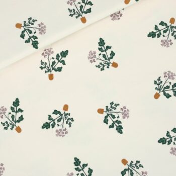 Hogweed Bridal Blush Beige - french terry stof