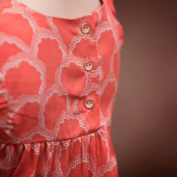 Rosé Koper Textuur - knoopjes 11 mm