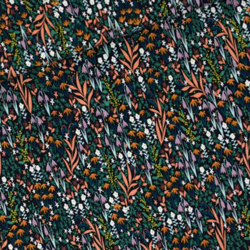 Thin Grid XL Theegroen - katoencanvas gabardine twill stof