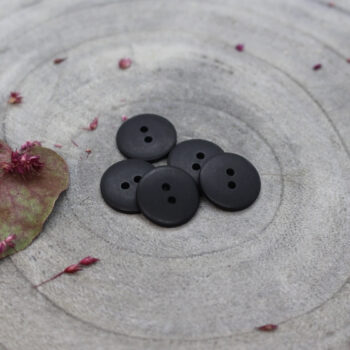 Zwart Classic Matte - knoopjes 15 mm