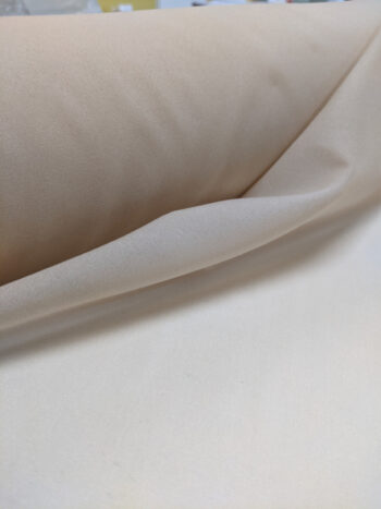 Plak charmeuse beige, voor rekbare stoffen