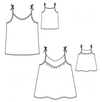Crepuscule Top & Jurk - papieren patroon