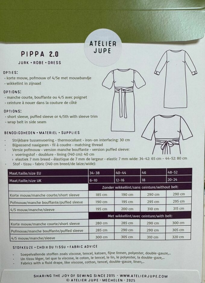 Pippa jurk - papieren patroon - Afbeelding 3