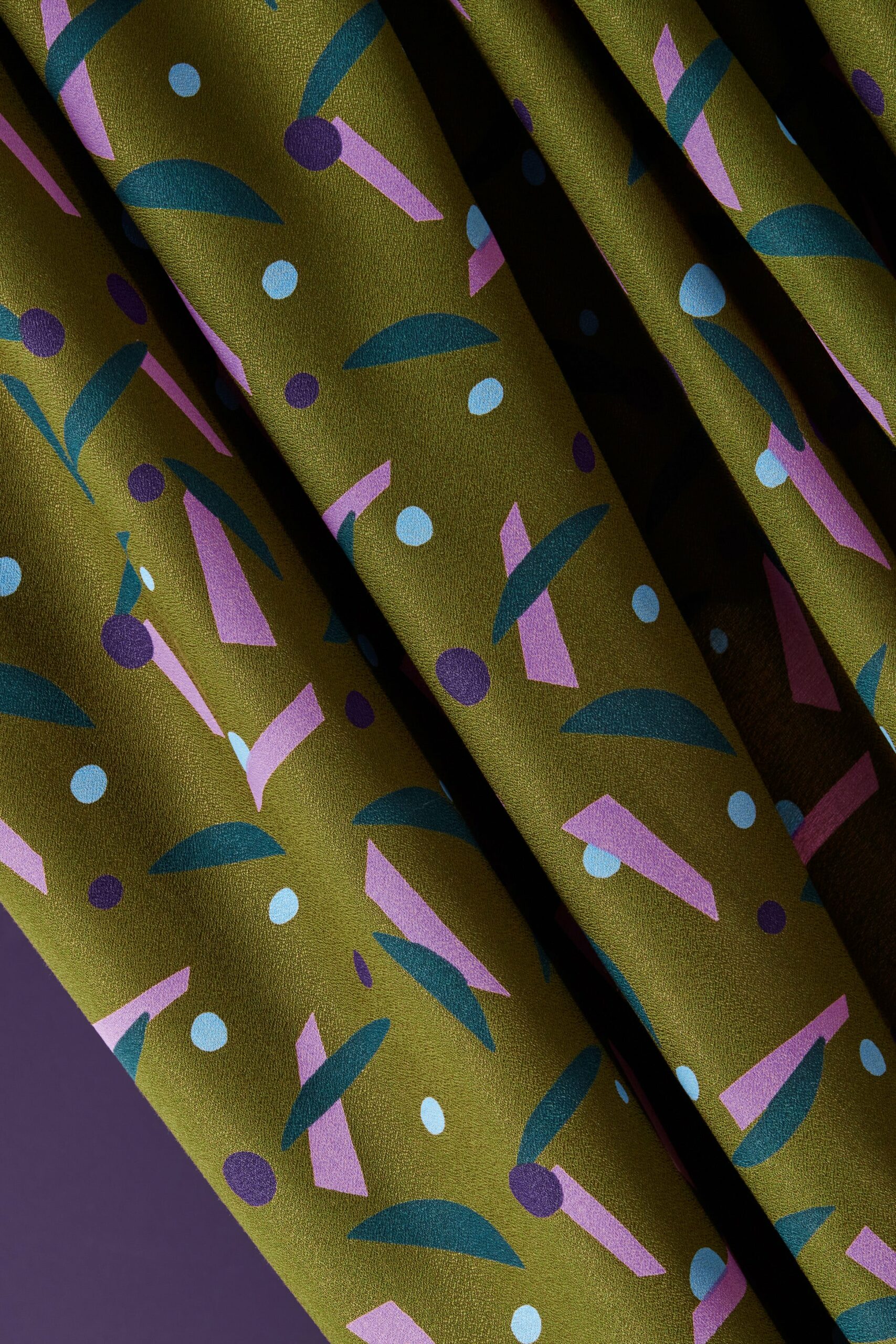 Java Ivy Green - viscose stof - Afbeelding 2