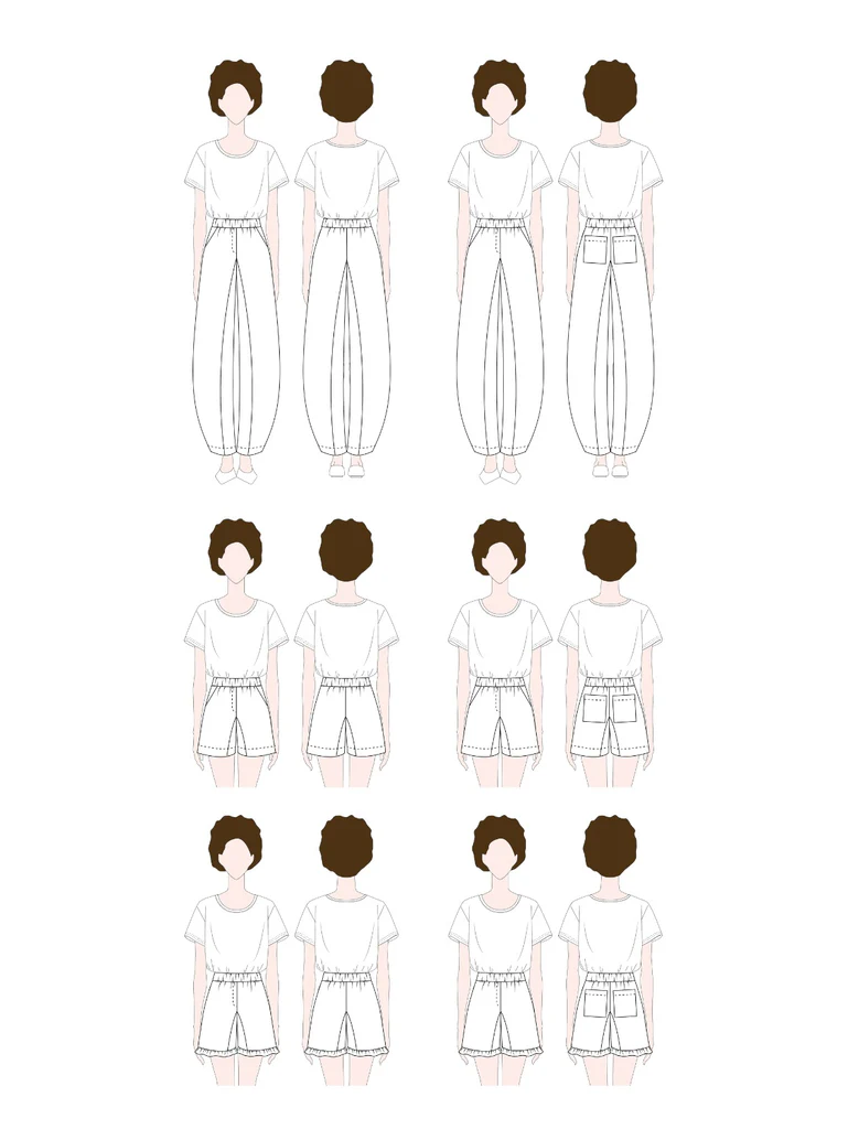 Tiki Broek & Short - papieren patroon - Afbeelding 6