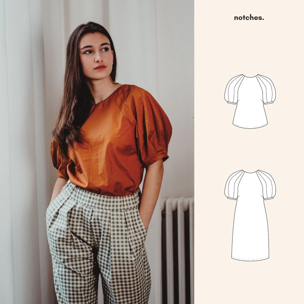 Odell Top& Jurk - papieren patroon