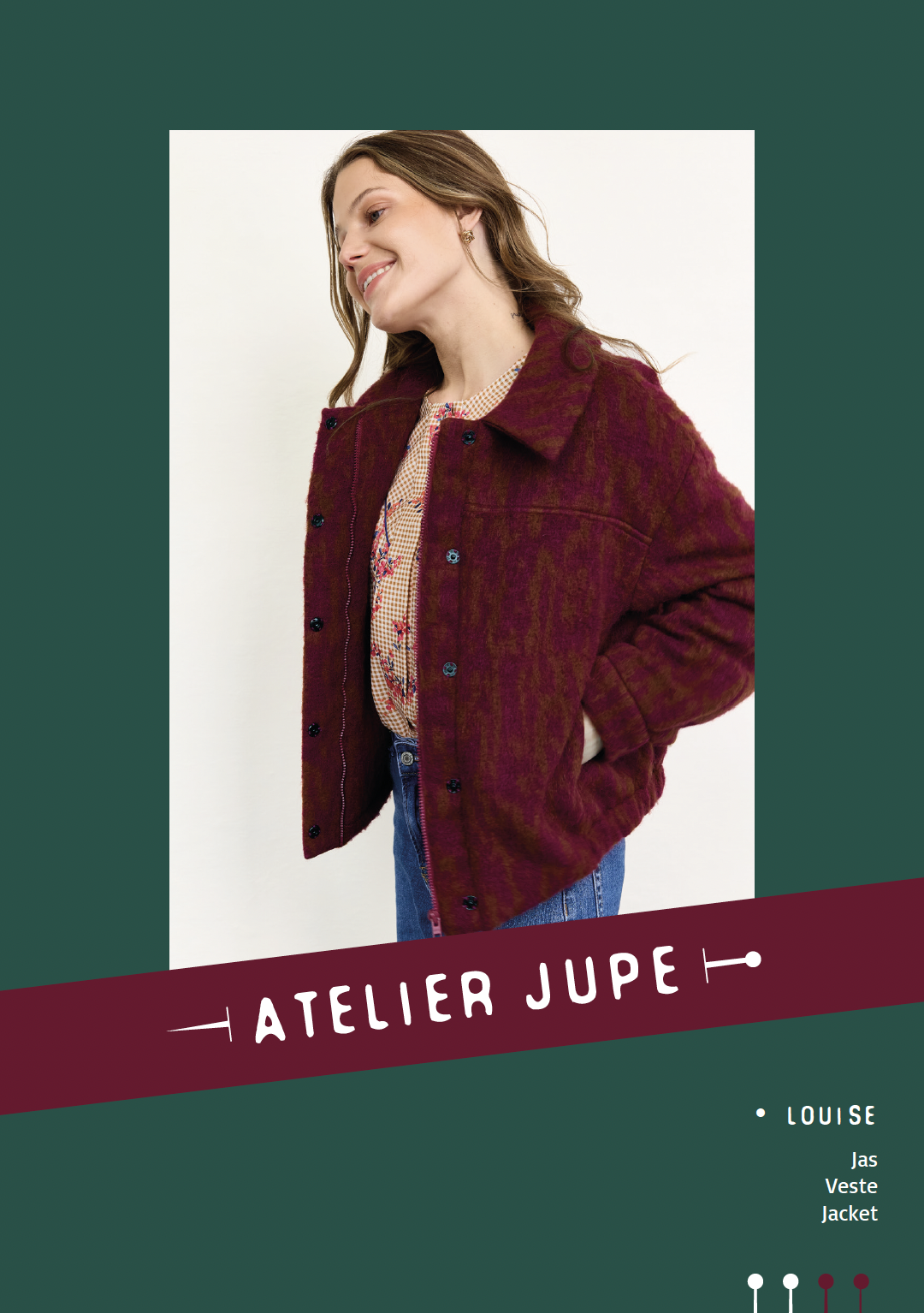 Louise jas - papieren patroon - Afbeelding 5